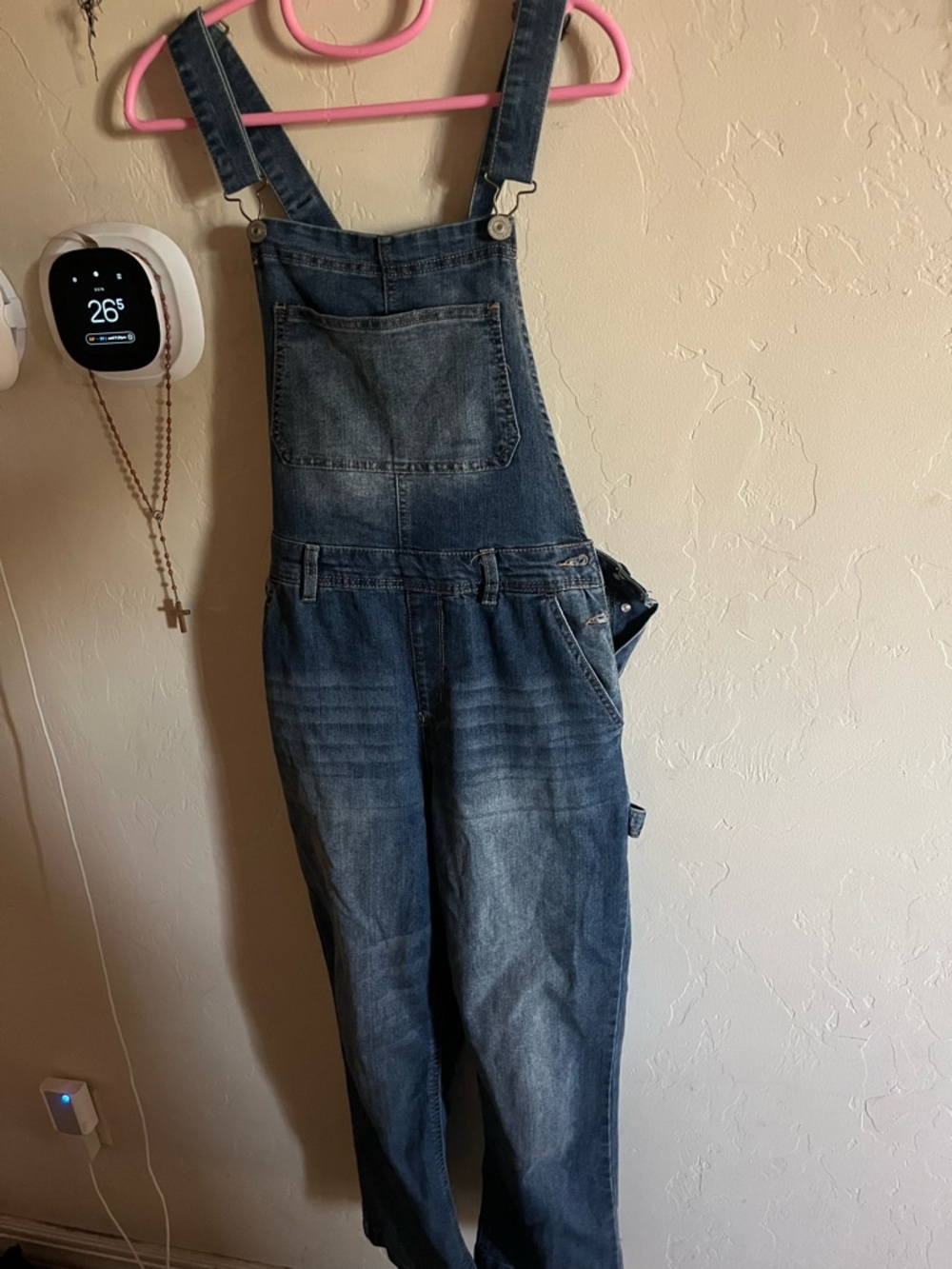 Classic Denim Overalls - Blue size M